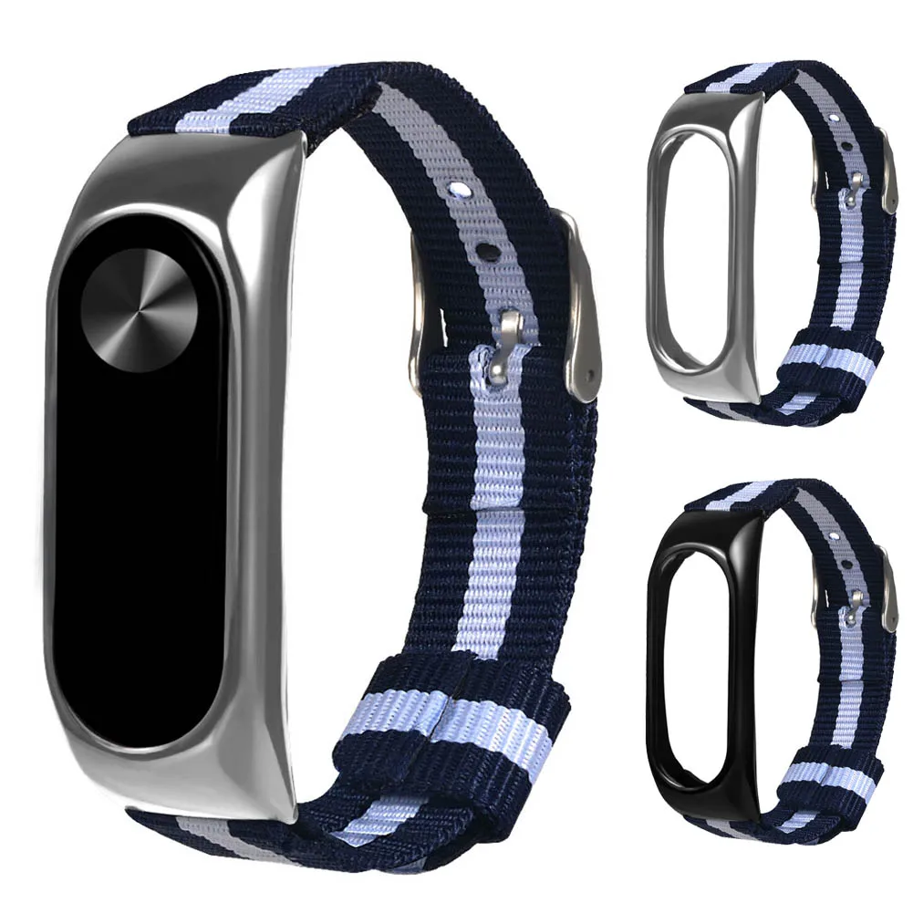 

Canvas Replacement Strap Band Wristband Bracelet for XIAOMI MI BAND 2 WIF66