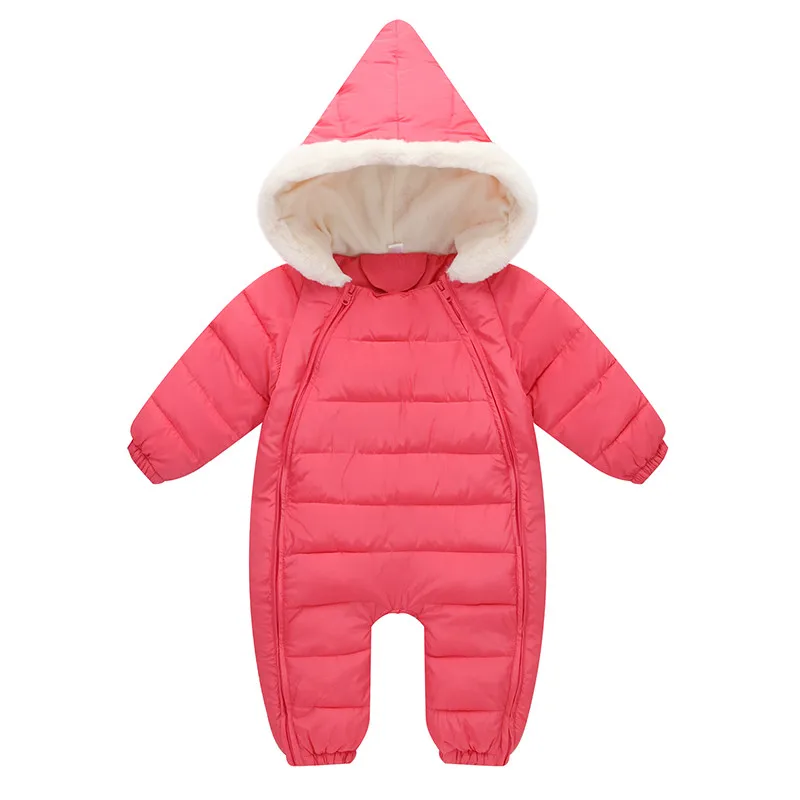 Children's Winter Jackets Cotton Rompers Outdoor Infant Overcoat Clothes Warm Girls Coat For Boys Kids Jumpsuits | Детская одежда и