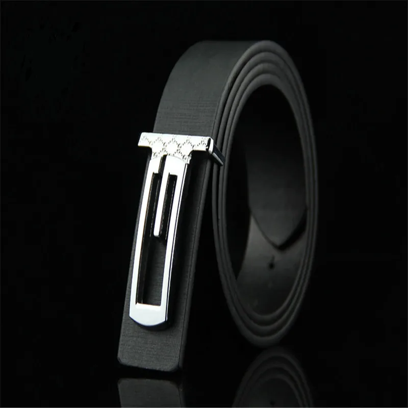 

Luxury Brand Leather Men's Belt Metal Automatic Buckle Men's Black Brown Coffee Dark Blue White Belt Men's Custom Quality Belt