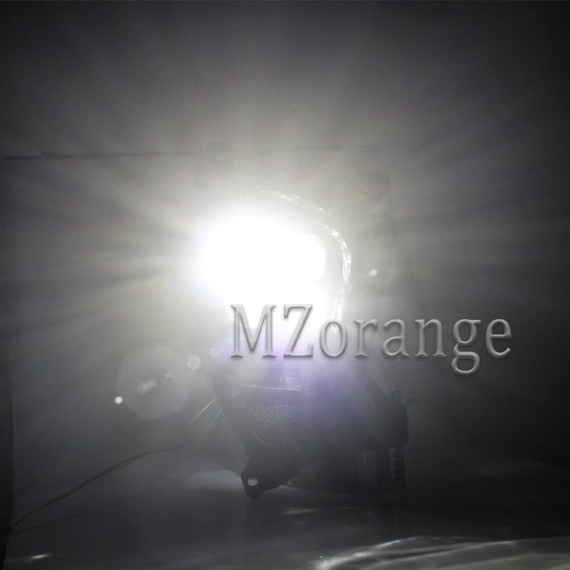 MZORANGE 1 пара для Kia Sorento Светодиодный дневной ходовой светильник DRL Передняя противотуманная фара 4 глаза режим вождения светильник с рамкой