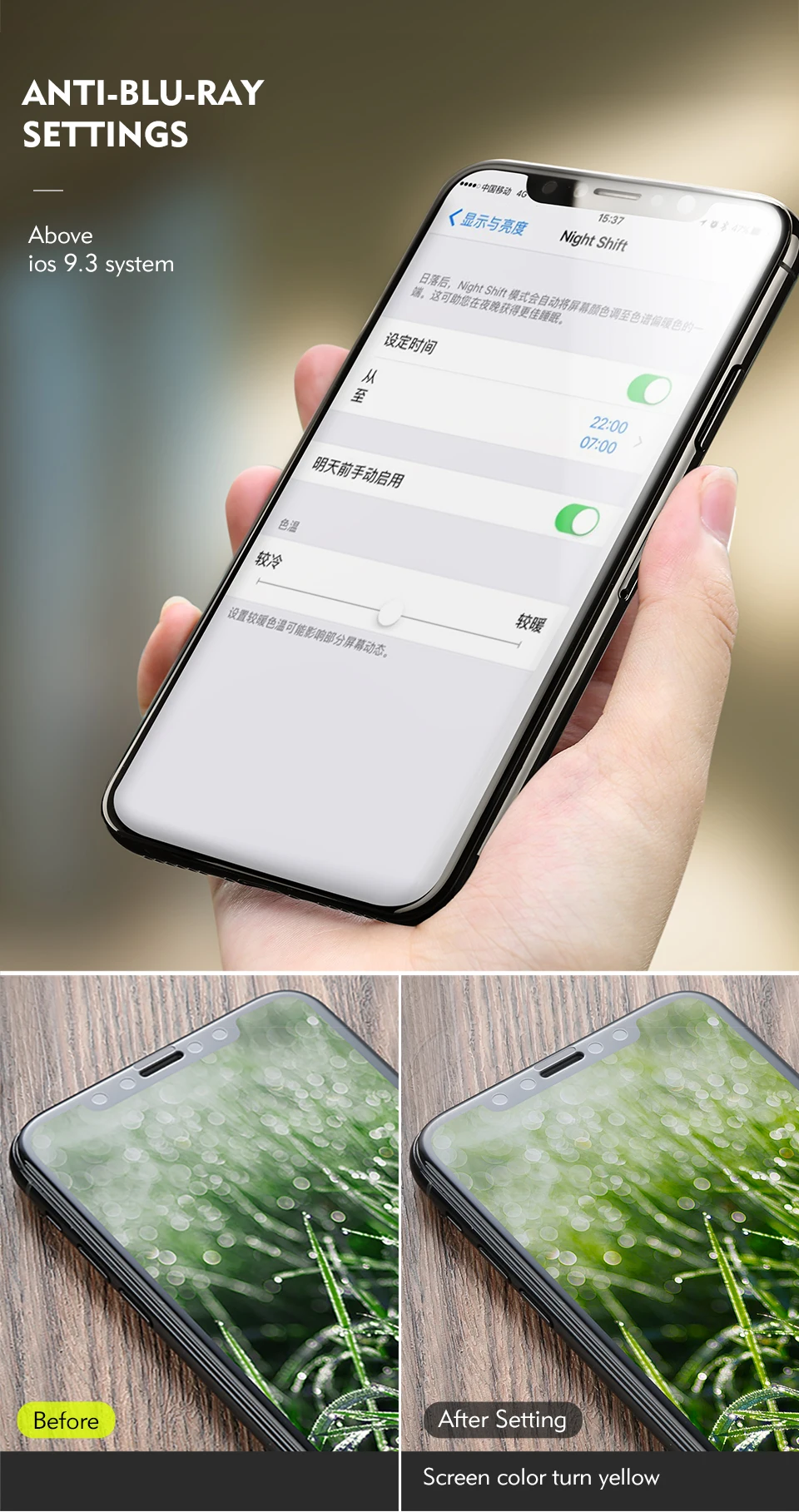Benks For iPhone X Screen Protector X Comfort Easy To Install Scratch Proof Ultra-Thin 3D Full Body Front Film Tempered Glass  (6)