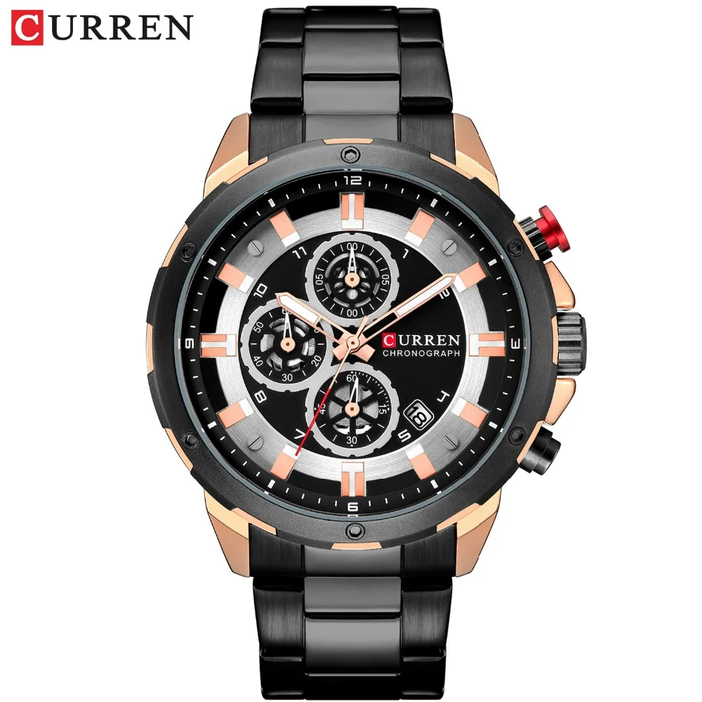  CURREN Mens Watches 2019 Relogio Masculino Men's Watch Luxury Famous Top Brand Sport Watch Military