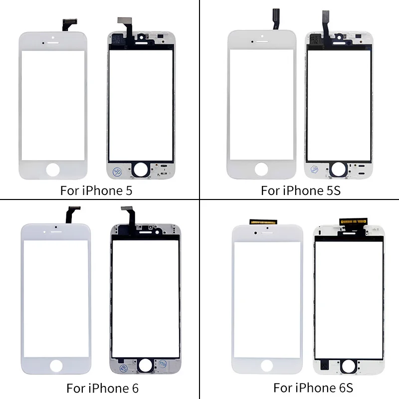 

Netcosy Touch Screen Digitizer + Frame For iPhone 6 6S 5S 5C 5G Touchscreen Front Touch Panel Glass Lens Cheap Phone Accessories