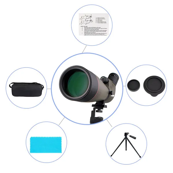 Svbony Spotting Scopes Multi-Coated Optics 20-60x  (1)