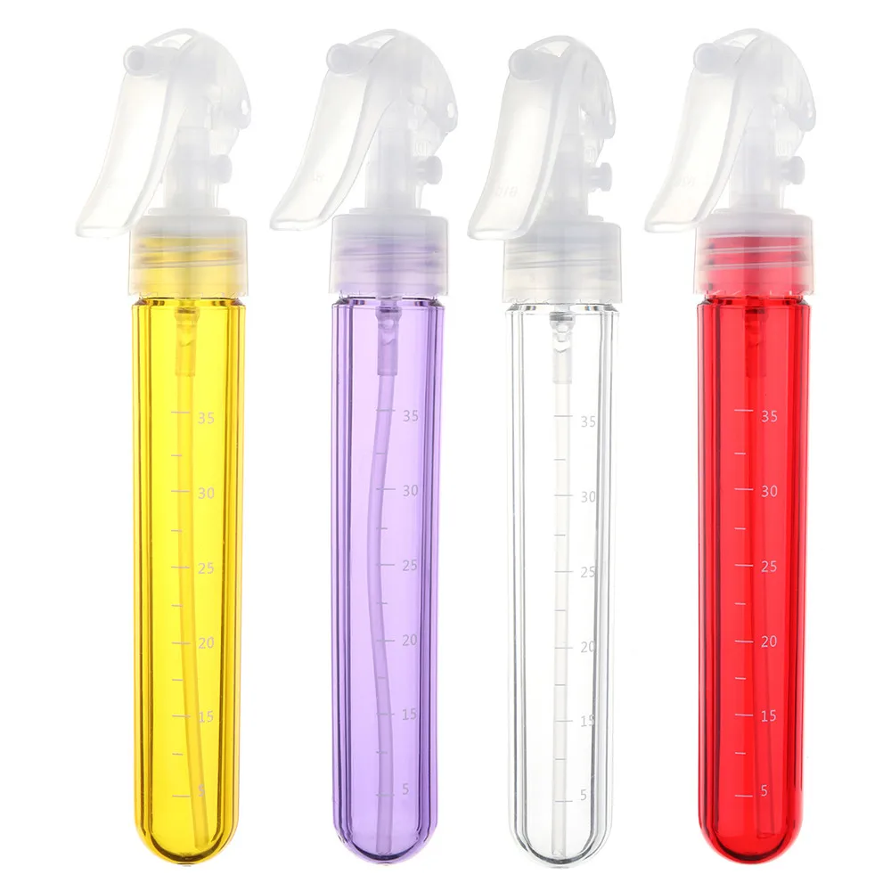 

AcrylicTube shape Empty Hairdressing Spray Bottle Salon Barber Hair Tools Water Sprayer Cosmetic Containers Hair Container 1D8