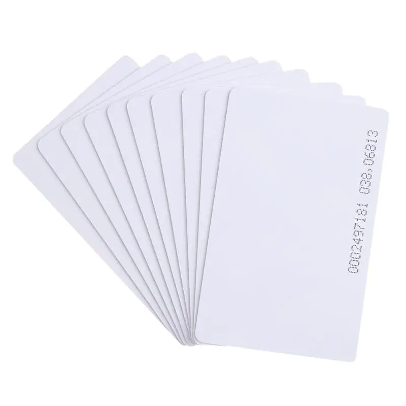 

10pcs RFID Smart Entrance Guard Card 125Khz EM4100 Door Control ID Cards