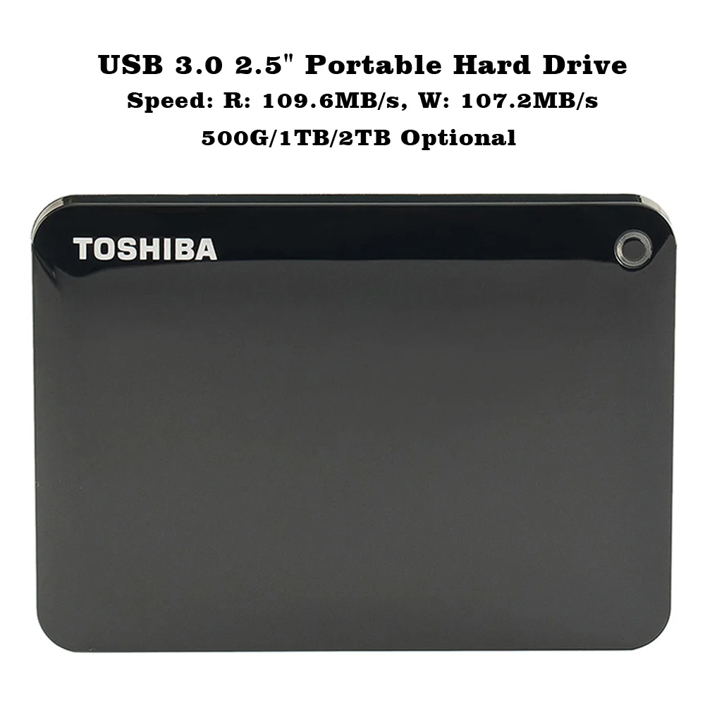 Toshiba Canvio Advance USB 3,0 2," 1 ТБ 2 ТБ портативный внешний жесткий диск мобильный HDD Настольный Ноутбук шифрование жесткого диска 2,5 дюймов