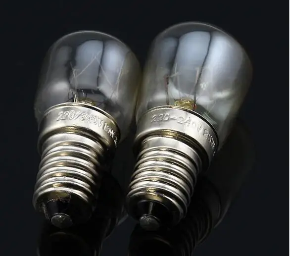 

High temperature T22 T25 15W 25W 300 Degree SES E14 OVEN toaster/ steam LIGHT BULBS / COOKER HOOD LAMPS 220v - 240v