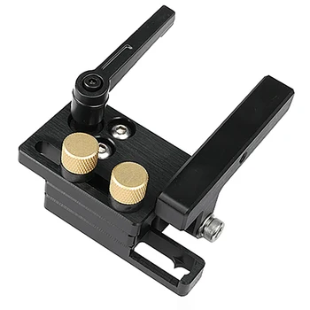 

Miter Flip Track Stop DIY Woodworking Tools With Adjustable Scale for T-Track T-Slot