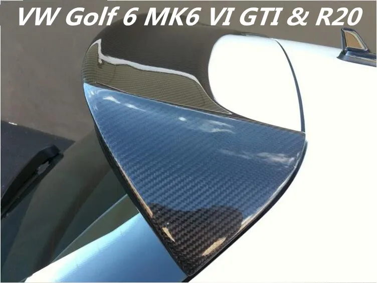 Автомобильный спойлер для заднего крыла багажника из углеродного волокна VW Golf 6