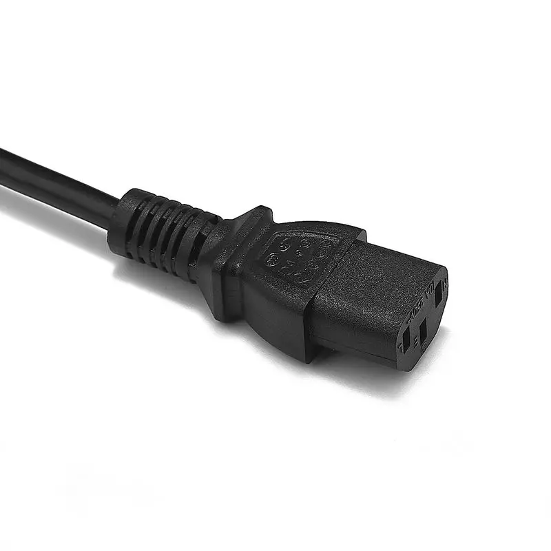 IEC C13 C14 Мощность удлинитель штекерным женский шнур 1 м 18AWG для настольных ПК