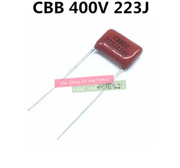 

CBB 223J 400V 0.022UF 22NF P10mm Metallized Film Capacitor 223 400V