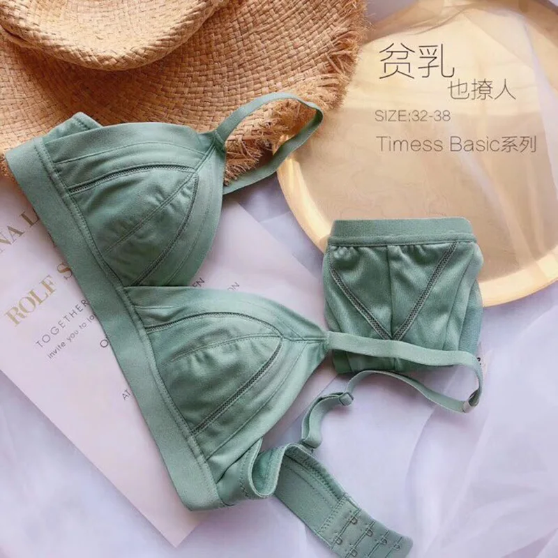 

2019 New Sexy Lingerie Set Seamless Underwear 3/4 Cup Brassiere Women Bralette Bra and Panties Set Black Pink S M L XL