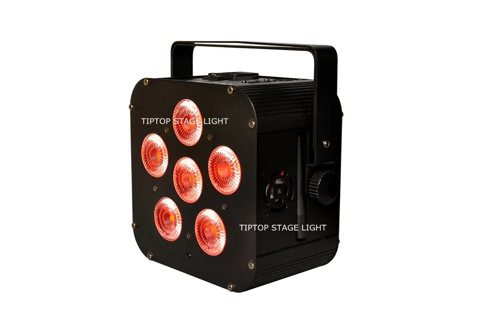 Rgbaw plus uv Bateria sem Fio para o Estágio Par para o Tiptop Tp b04 Preto 6x18 w 6in1 Dmx Energia da Levou Luz Estágio Iluminação Controlador Infravermelho ce Rohs 20 High Quality led 900lm