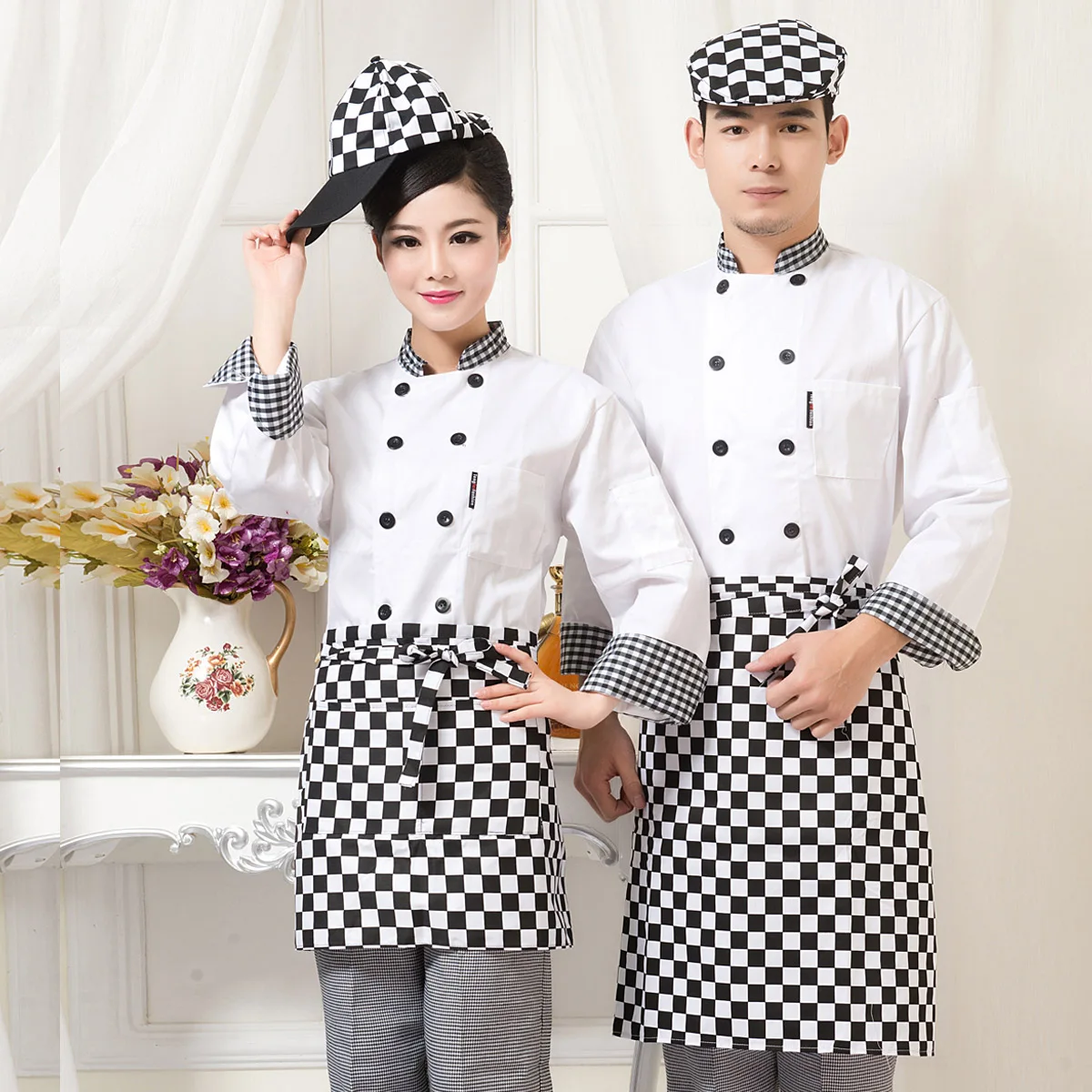 Hotel Restaurant Chef Wear Long Sleeved Clothing Autumn Bread Coverall