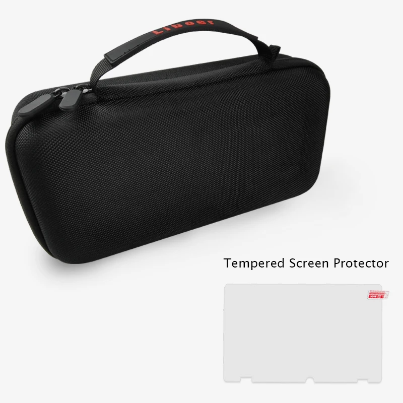 Жесткий чехол для хранения, переносная дорожная сумка с ручкой для nintendo Switch Console JoyCon, контроллер, адаптер переменного тока, зарядное устройство BN30 - Цвет: Bag and Film