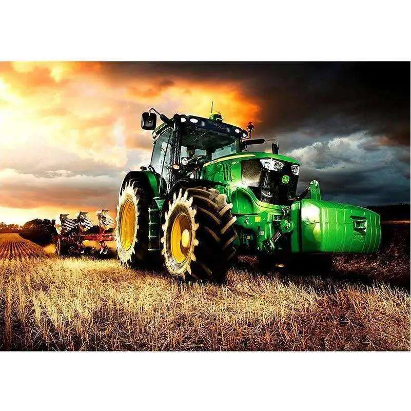 Трактор John Deere|Алмазная мозаика| |