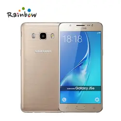 Оригинальный Samsung Galaxy J5 2016 5,2 "дюймов 2 ГБ Оперативная память 16 ГБ Встроенная память 4 ядра 3100 мАч одной сим или Dual SIM смартфон с NFC LTE