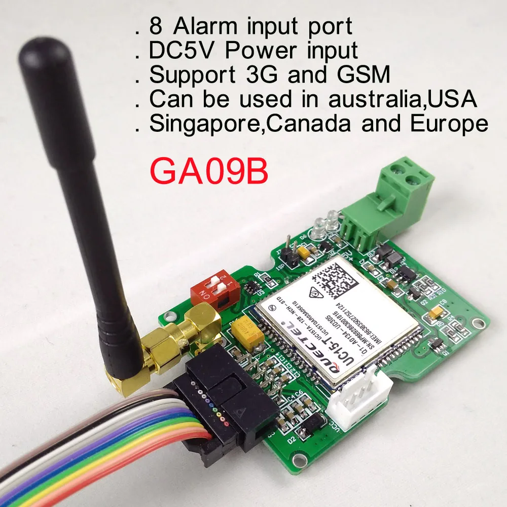 Free Shipping Smart Designed Home warehouse Security 3G and GSM Alarm system SMS & Calling wireless alarm board