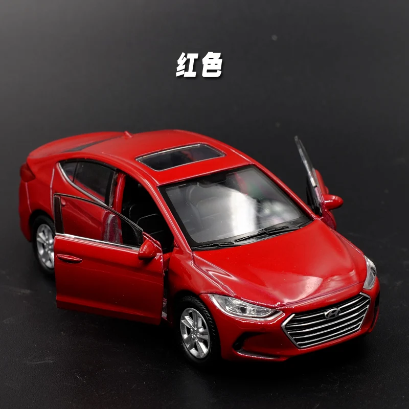 1:36 Масштаб WELLY литая под давлением металлическая модель автомобиля для HYUNDAI Elantra коллекция класс модель вытяните назад игрушки автомобиль