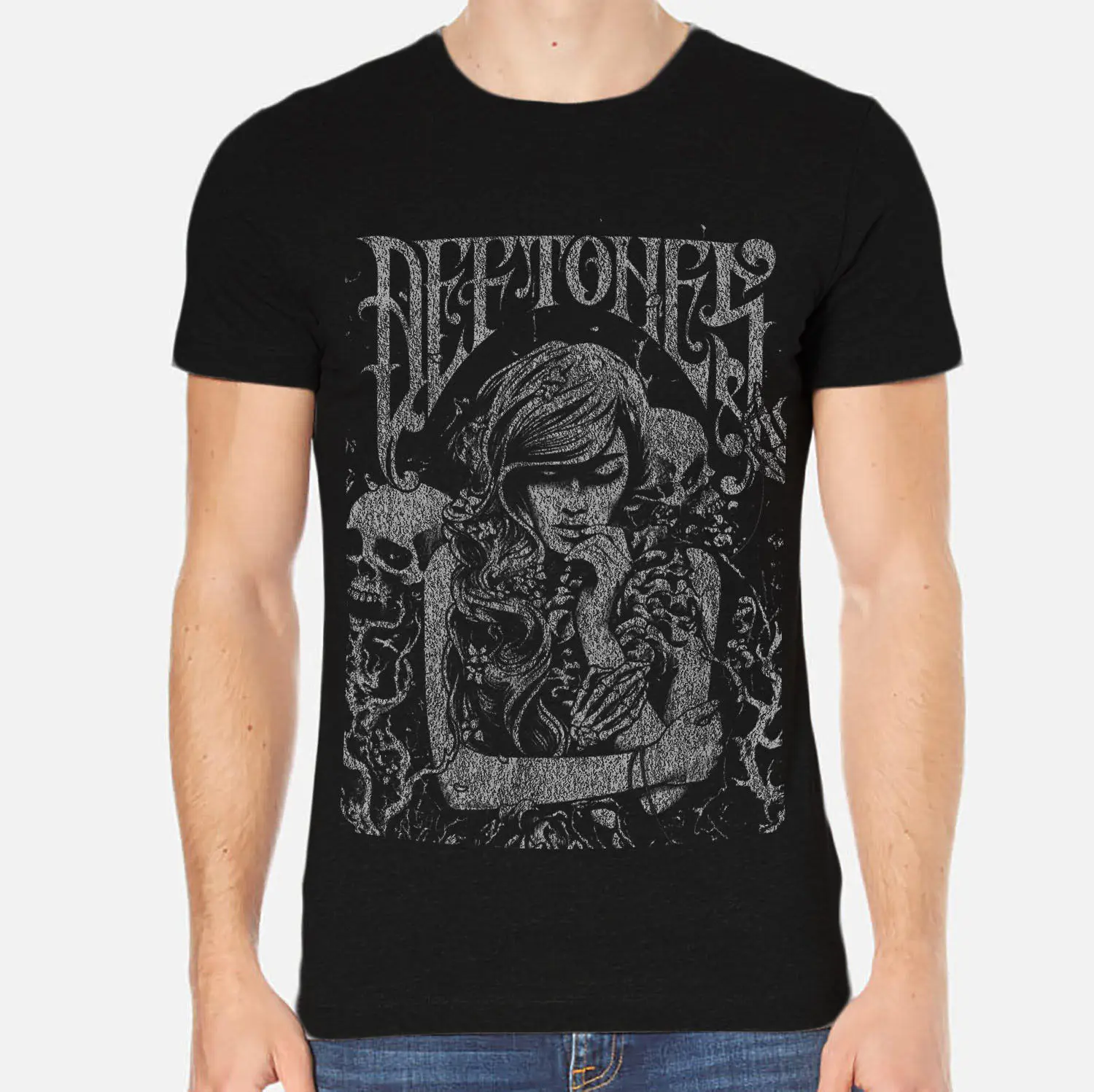 Deftones Rock New Men T Shirt Black Clothing 100% Cotton Short Sleeve O ...