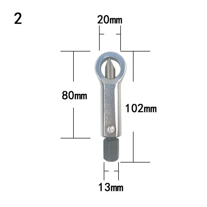 Стальной шестигранный ключ, устойчивый к коррозии, поврежденный гайка, разделитель съемник, ржавый гайкоруб, гаечный ключ, инструмент для удаления резца