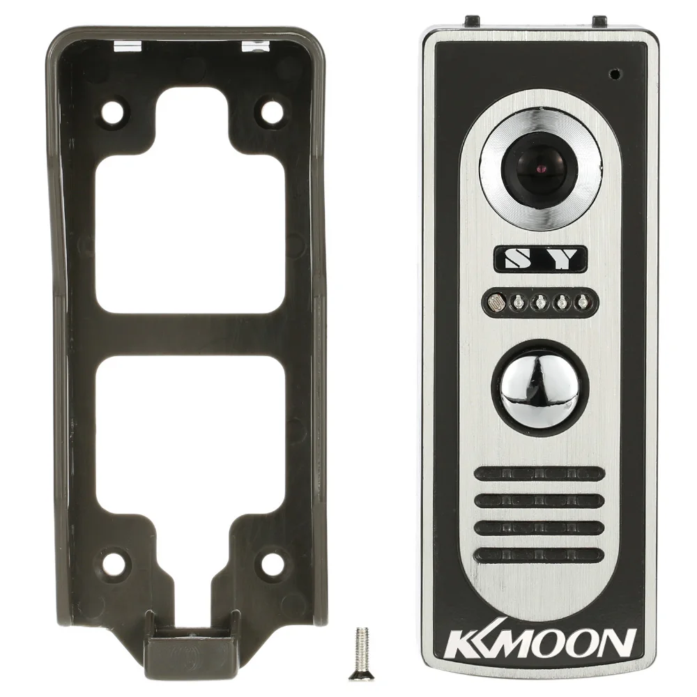 KKMOON 7 ''TFT lcd визуальный домофон проводной видео домофон система дверной звонок наружная Инфракрасная камера и внутренний монитор