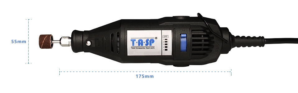 Мини дрель гравер 130Вт TASP MMD002 с сумка