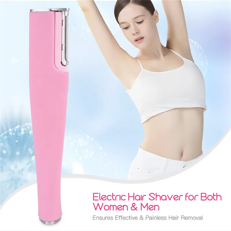 

Stainless Steel Electric Women Epilator No Pain Cordless Lady Shaver Bikini Armpit Leg Body Hair Remover Trimmer Razor 5 Heads