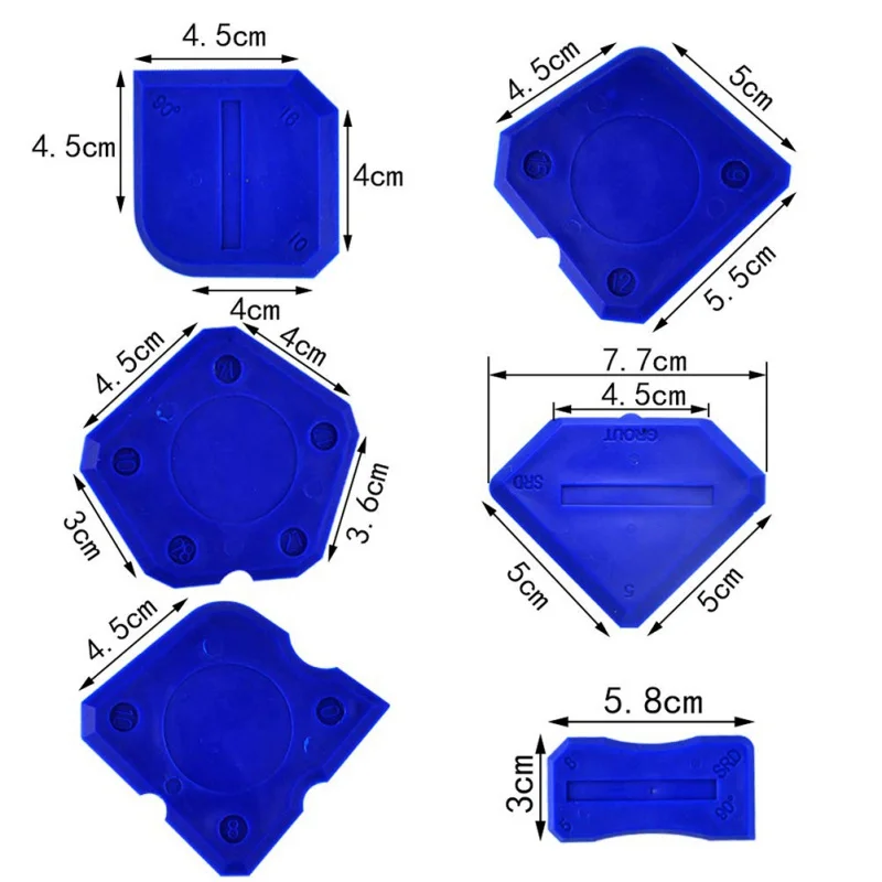 18 шт. набор инструментов для чеканки силиконовый герметик инструмент для отделки в своем роде скребок Стекло клеевой скребок