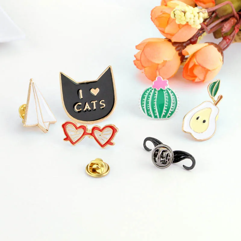 

BONJEAN Wedding Banquet Accessories Brooches Silk Scarf Jewelry Accessories Gift For Women Cute Heart Silk Scarf Cactus Jewelry