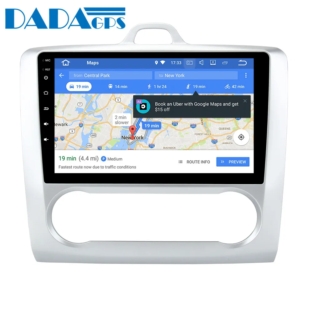 Discount Android 8.0 4+32GB 8 Core Car Radio player for Ford focus 2 3 2006-2011 GPS Map Navigation  Radio Steering-Wheel multimedia PX5 5