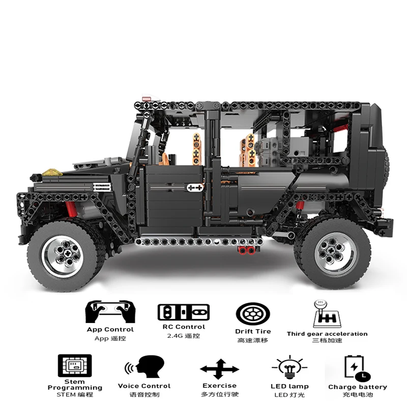 13070 серия Technic City Big G Car 20100 MOC-2425 G500 AWD строительные блоки кирпичи Детские RC игрушки