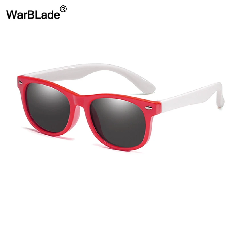 WarBlade Kids Polarized Sunglasses TR90 Boys Girls Sun Glasses Silicone Safety Glasses Gift For Children Baby UV400 Eyewear polarized sunglasses