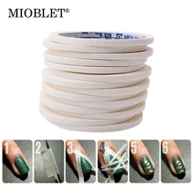 Miolet белый 0,5 см* 17 М наклейки для нейл-арта клейкая лента креативный Маникюр украшения для ногтей руководство по краям советы дизайн полоса инструмент