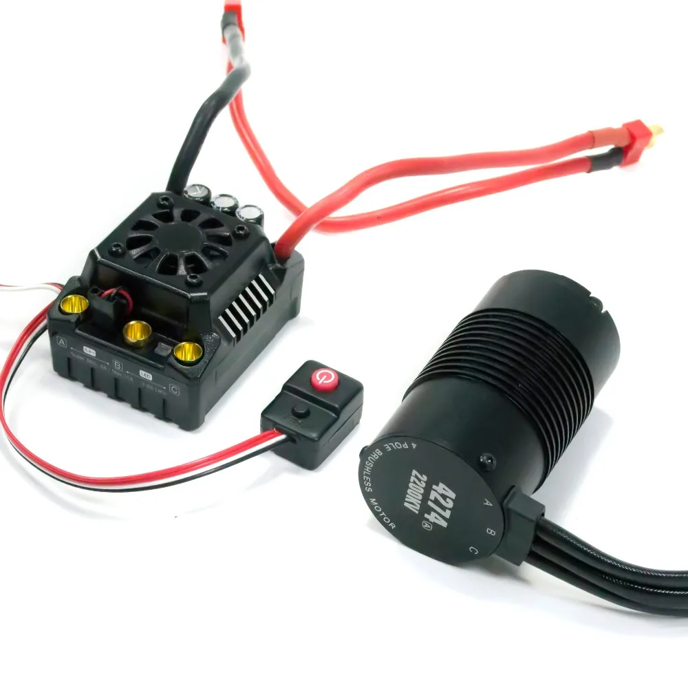 Hobbywing EzRun Max8 v3 150A водонепроницаемый бесщеточный ESC T / TRX разъем + 4274 2200KV двигатель