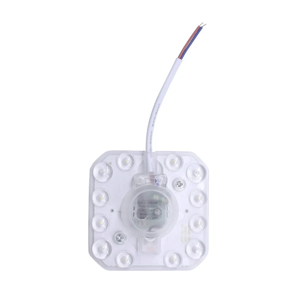 ICOCO 24leds потолочный светильник звук и свет Сенсор Панель модуль квадратный платы AC