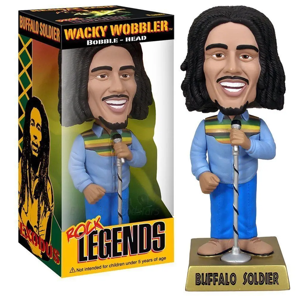 Боб Марли Figura Buffalo Soldier регги Необычное Воблер Bobble Глава Regalo аниме Рисунок Da Collezione