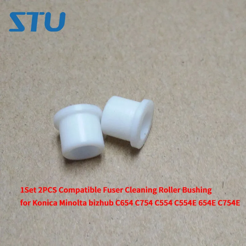 1Set 2PCS Compatible Fuser Cleaning Roller Bushing for Konica Minolta bizhub C654 C754 C554 C554E 654E C754E | Компьютеры и офис