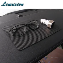 Авто-Стайлинг 1X автомобиля нескользящий коврик из ПВХ трубы из углеродного волокна для Volvo xc90 v70 s80 Porsche cayenne Lada granta Веста Saab MG аксессуары