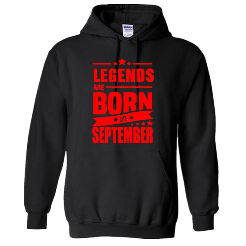 Мужская Флисовая Куртка с капюшоном New Legends Are Born In свитер для сентября|fleece hoodie|hoodie