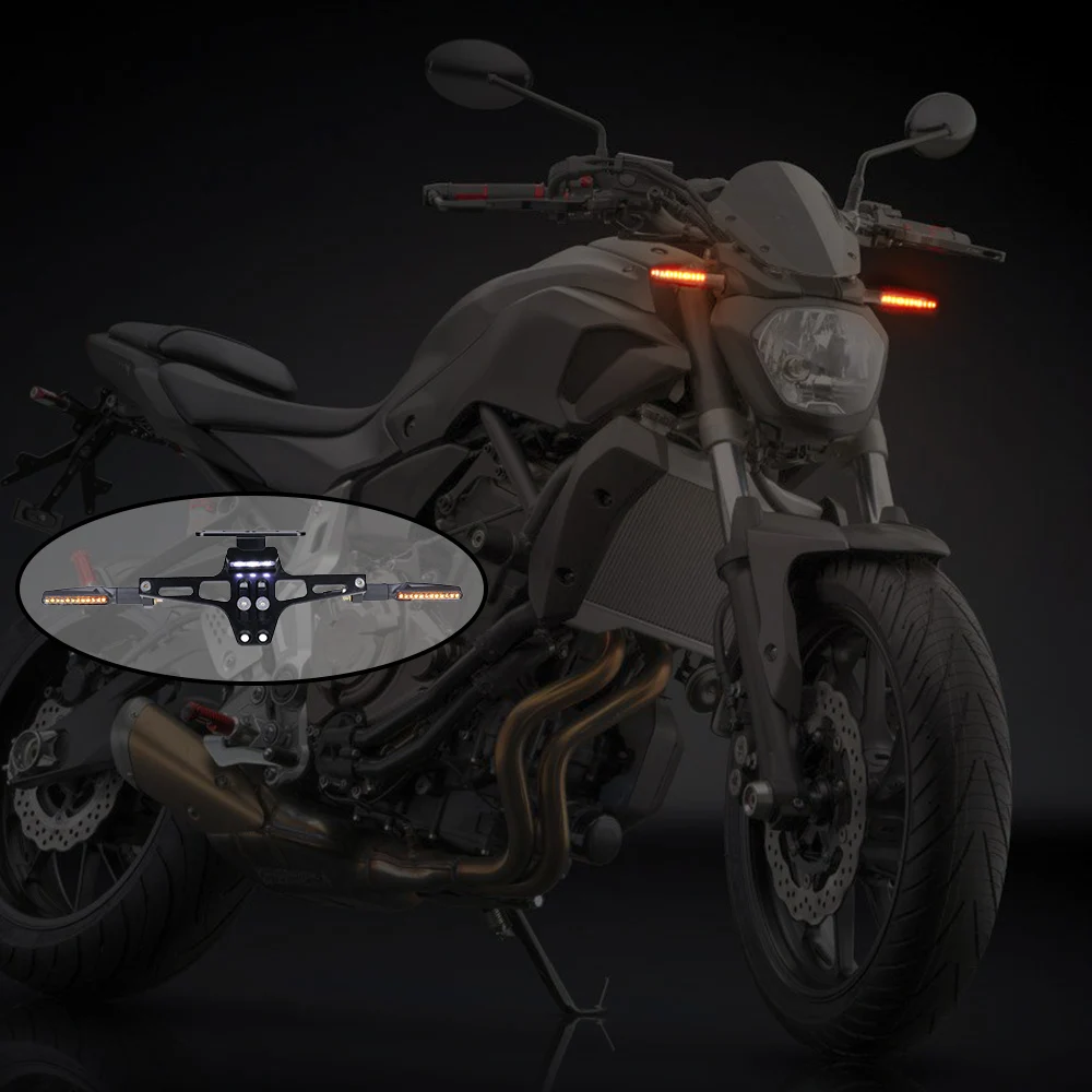Для BMW F650GS F700GS HONDA CBR650R CB650R CBR650F CB650F Универсальный держатель номерного знака