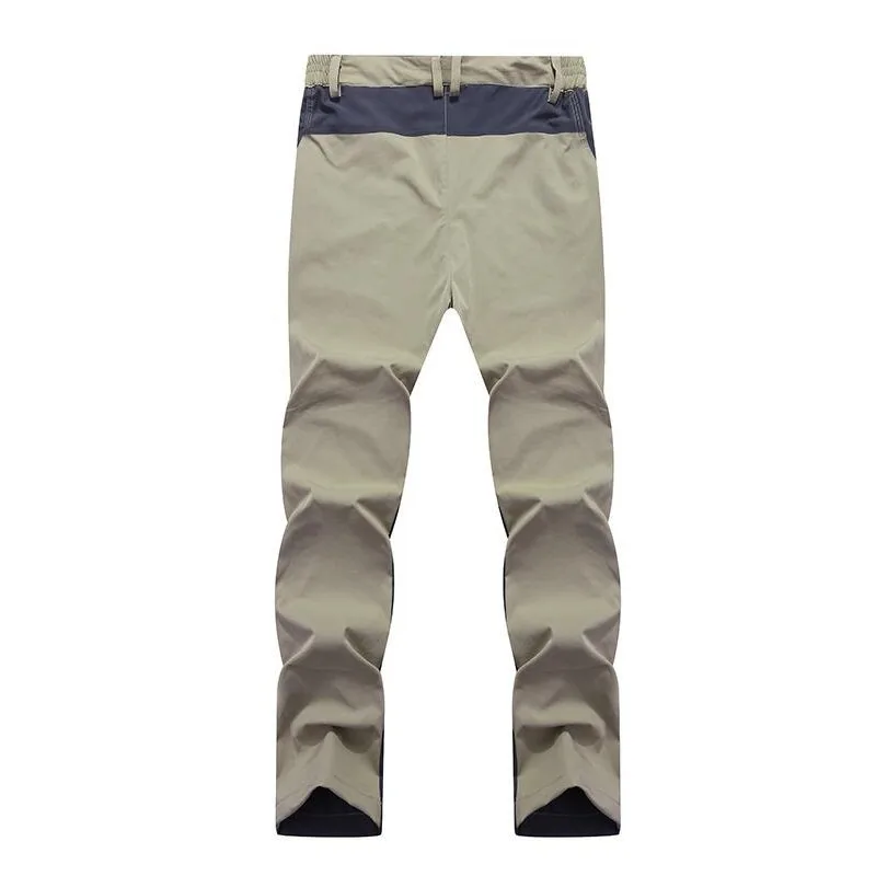 Mens al aire libre senderismo pantalones elásticos masculinos pesca Softshell deportes Sweatpants militar Tactical pantalones más tamaño