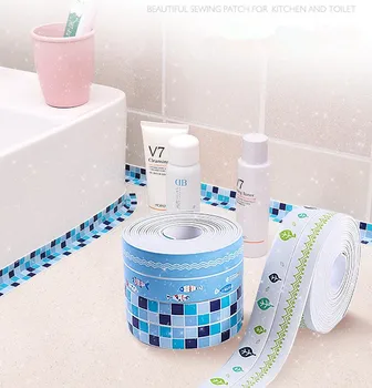 

Kitchen bathroom beauty seam wallpaper waterproof moisture stickers sink door and window gap to fill the corner line paste seal
