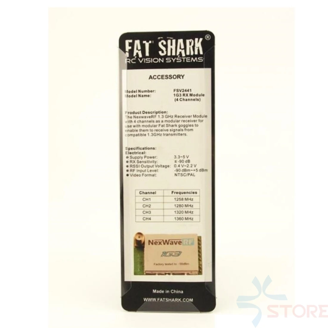 Модуль приемника Fat Shark 1G3 1 3G NEXWAVERF NexWave для Dominator / DominatorHD RC FPV системы FSV2441|Детали и