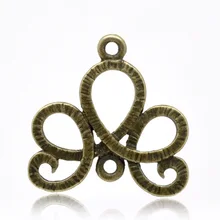 DoreenBeads соединители из цинкового металлического сплава фурнитура цветок лоза античная бронза цвет 21,0 мм(7/") х 21,0 мм(7/8"), 7 шт
