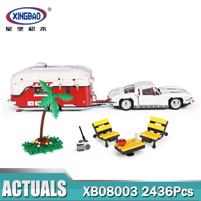 

XingBao 08003 Creator MOC The Camper Set Children Educational Building Blocks Bricks Toys Gifts