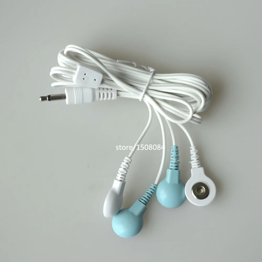 botões, cabos de conexão para massagem física