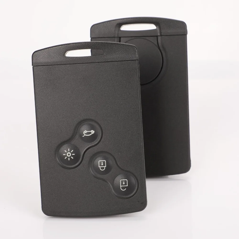 

jingyuqin 10ps Smart Remote Key Blank With Key With Blade FOB Case For Renault Koleos Clio Original Keys shell