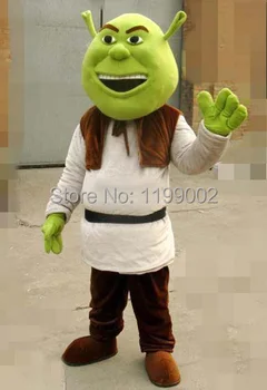 

Wholesale - New Shrek Mascot Costume Adult For Halloween! Free shipping